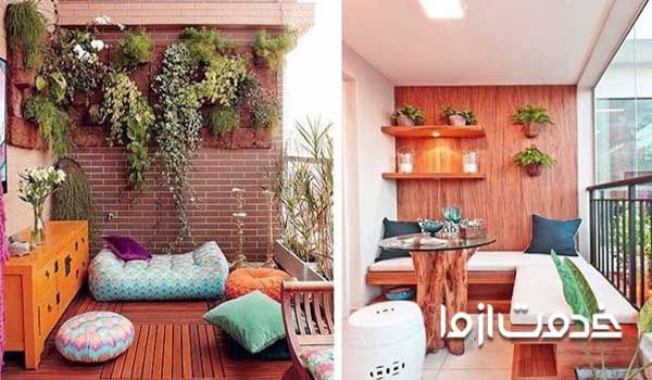 ایجاد هماهنگی بین دکوراسیون تراس و فضای بیرون و داخلی منزل